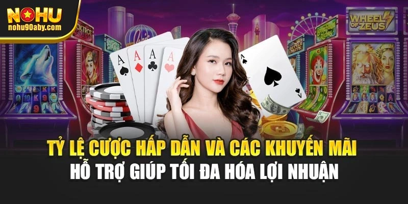 Tỷ lệ cược hấp dẫn và các khuyến mãi hỗ trợ giúp tối đa hóa lợi nhuận