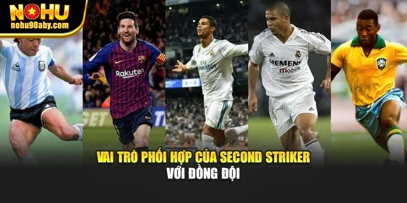 Vai trò phối hợp của Second Striker với đồng đội